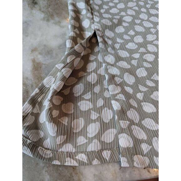 La Chine Classic by Galinda Wang Button-Up Blouse Women's 12 Sea Green V… - Picture 5 of 11